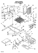 UNIT PARTS Diagram and Parts List for BRS70CBANA00  Whirlpool Refrigerator