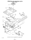 COOKTOP AND MANIFOLD , LITERATURE A Diagram and Parts List for SF302ESRW1  Whirlpool Range