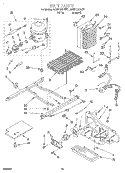 UNIT Diagram and Parts List for RS25AQXFW01  Roper Refrigerator