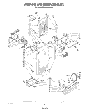 AIRFLOW AND RESERVOIR Diagram and Parts List for ED26MMXRWR4  Whirlpool Refrigerator
