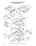 Part Location Diagram of WP1113894 Whirlpool Refrigerator Crisper Drawer Cover