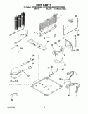 UNIT PARTS Diagram and Parts List for K9TREFFWMS00  KitchenAid Refrigerator