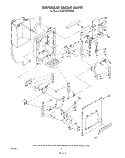 DISPENSER FRONT Diagram and Parts List for KSRT26DTPL00  Whirlpool Refrigerator