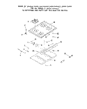 MAIN TOP Diagram and Parts List for 1872W1A  Roper Range