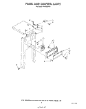 PANEL AND CONTROL Diagram and Parts List for TU4000XRP2  Whirlpool Trash Compactor