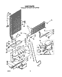 UNIT Diagram and Parts List for ET14JKYSW02  Whirlpool Refrigerator
