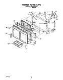 FREEZER DOOR Diagram and Parts List for ET25DMXXN01  Whirlpool Refrigerator