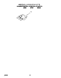 MISCELLANEOUS, LIT/OPTIONAL Diagram and Parts List for KUDI25CHBT1  KitchenAid Dishwasher