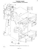 CABINET Diagram and Parts List for ET18JKXMWRB  Whirlpool Refrigerator
