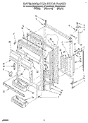 REFRIGERATOR DOOR Diagram and Parts List for ET20DKXAB01  Whirlpool Refrigerator