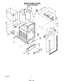 CONTAINER Diagram and Parts List for TF8500XRP2  Whirlpool Trash Compactor