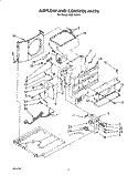 AIRFLOW AND CONTROL Diagram and Parts List for ACM102XX1  Whirlpool Air Conditioner
