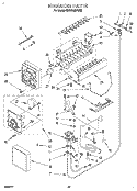 ICEMAKER, LIT/OPTIONAL Diagram and Parts List for KSSS36DAX05  KitchenAid Refrigerator