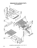 REFRIGERATOR INTERIOR , LIT/OPTIONAL Diagram and Parts List for ED22MMXRWR0  Whirlpool Refrigerator