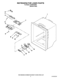 REFRIGERATOR LINER PARTS Diagram and Parts List for IX5HHEXWS09  Whirlpool Refrigerator