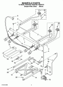 MANIFOLD PARTS Diagram and Parts List for TGS325VT0  Estate Range