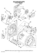 BULKHEAD PARTS, OPTIONAL PARTS (NOT INCLUDED) Diagram and Parts List for MED5700TQ0  Maytag Dryer