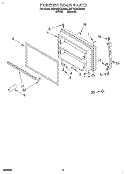 Part Location Diagram of 2151813 Whirlpool SPACER, HANDLE DOOR (2)