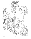SECTION Diagram and Parts List for KEYE660WWH0  KitchenAid Dryer