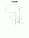 HEATER PARTS Diagram and Parts List for KUDE60SXSS1  KitchenAid Dishwasher