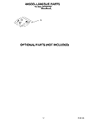 MISCELLANEOUS, OPTIONAL Diagram and Parts List for DP940PWKM1  Whirlpool Dishwasher