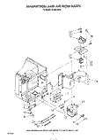 MAGNETRON AND AIR FLOW Diagram and Parts List for KCMS132S2  KitchenAid Microwave