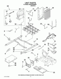 UNIT PARTS Diagram and Parts List for BRS70FRANA01  Whirlpool Refrigerator