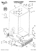Part Location Diagram of LIT2255373 Whirlpool Service & Wiring Sheet