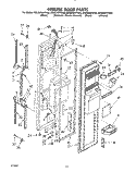 FREEZER DOOR Diagram and Parts List for ED22DWXTG02  Whirlpool Refrigerator