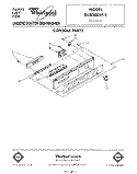 CONSOLE Diagram and Parts List for DU8300XT5  Whirlpool Dishwasher