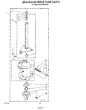 BRAKE AND DRIVE TUBE Diagram and Parts List for KAWE560WAL0  Whirlpool Washer