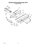 REFRIGERATOR CONTROL PANEL Diagram and Parts List for KSSS42DAX01  KitchenAid Refrigerator