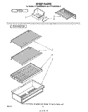SHELF Diagram and Parts List for ET14JMXMWR3  Whirlpool Refrigerator
