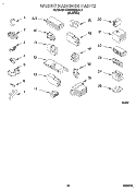 WIRING HARNESS Diagram and Parts List for KAWE668BAL1  KitchenAid Washer