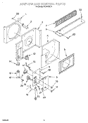 SECTION Diagram and Parts List for ACU072XJ1  Whirlpool Air Conditioner
