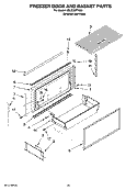 Part Location Diagram of 2309478 Whirlpool TRIM-DOOR