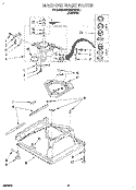 MACHINE BASE Diagram and Parts List for KAWE678BAL1  KitchenAid Washer