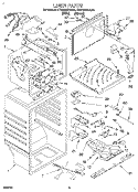 LINER Diagram and Parts List for KTRP20KDAL00  KitchenAid Refrigerator
