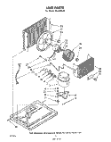SECTION Diagram and Parts List for ALJ00520  Whirlpool Air Conditioner