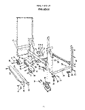 FRAME Diagram and Parts List for 8565L40  Roper Dishwasher
