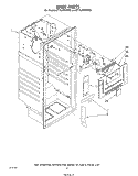 LINER Diagram and Parts List for ET16JMXSW02  Whirlpool Refrigerator