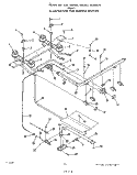 BURNER Diagram and Parts List for F4057W1  Roper Range