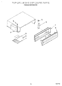 TOP GRILLE AND UNIT COVER Diagram and Parts List for KSSS42MDX03  KitchenAid Refrigerator