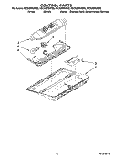 CONTROL PARTS Diagram and Parts List for KSCS25FSWH02  KitchenAid Refrigerator