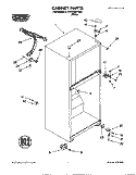 Part Location Diagram of 2176908 Whirlpool Cabinet, Wiring Assembly