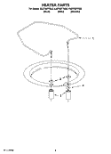 HEATER PARTS Diagram and Parts List for KUDT03FTBL2  KitchenAid Dishwasher