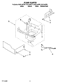 PUMP PARTS Diagram and Parts List for KUIS15NRTS1  KitchenAid Ice Maker