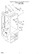 REFRIGERATOR LINER Diagram and Parts List for GD22DKXHW01  Whirlpool Refrigerator