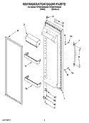 Part Location Diagram of 2309719 Whirlpool TRIM-DOOR