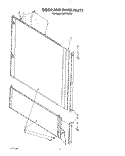 DOOR AND PANEL Diagram and Parts List for KUDP22ST0  KitchenAid Dishwasher